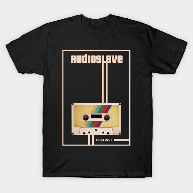 Audioslave Music Retro Cassette Tape T-Shirt by Computer Science